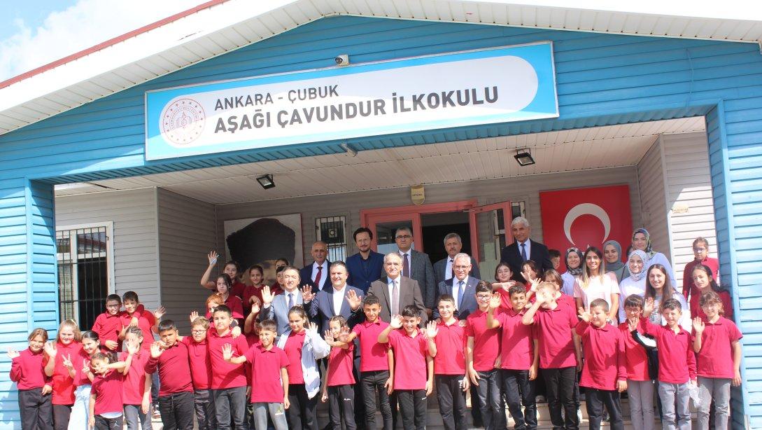 AŞAĞI ÇAVUNDUR İLKOKULU- ORTAOKULU KÜTÜPHANE AÇILIŞI YAPILDI